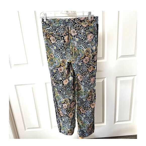 Loft Floral tapestry drawstring pants - Picture 6 of 11